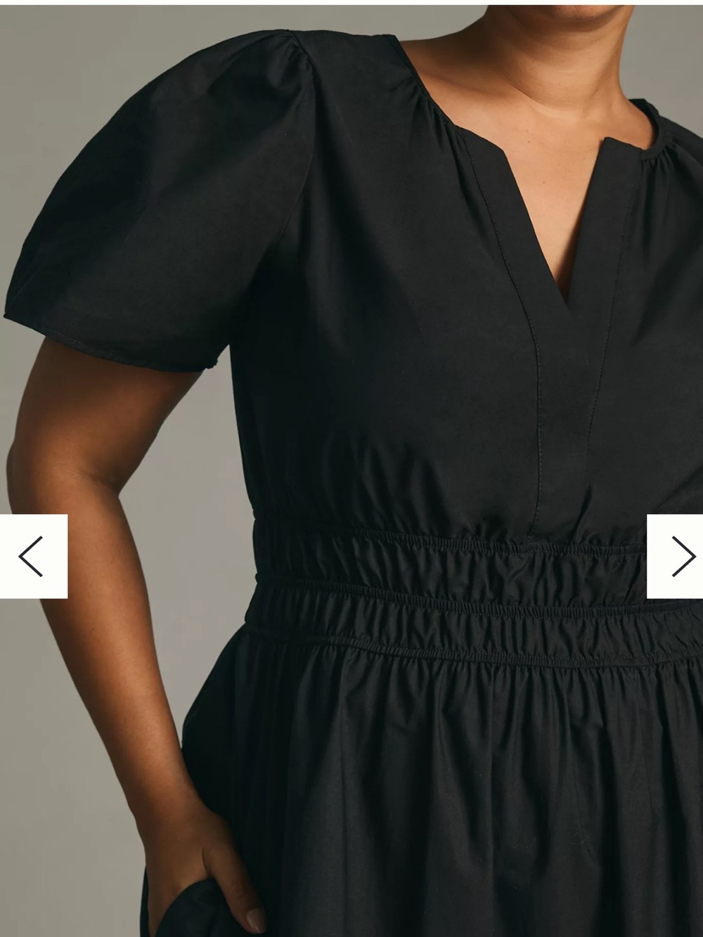 Anthropologie Somerset Maxi Dress Black - Picture 3 of 6